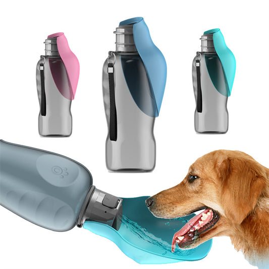 800ml Portable Dog Water Bottle – Travel-Friendly Hydration for Pets