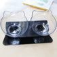 Cat Double Bowl – Elevated Feeding Station for Food & Water