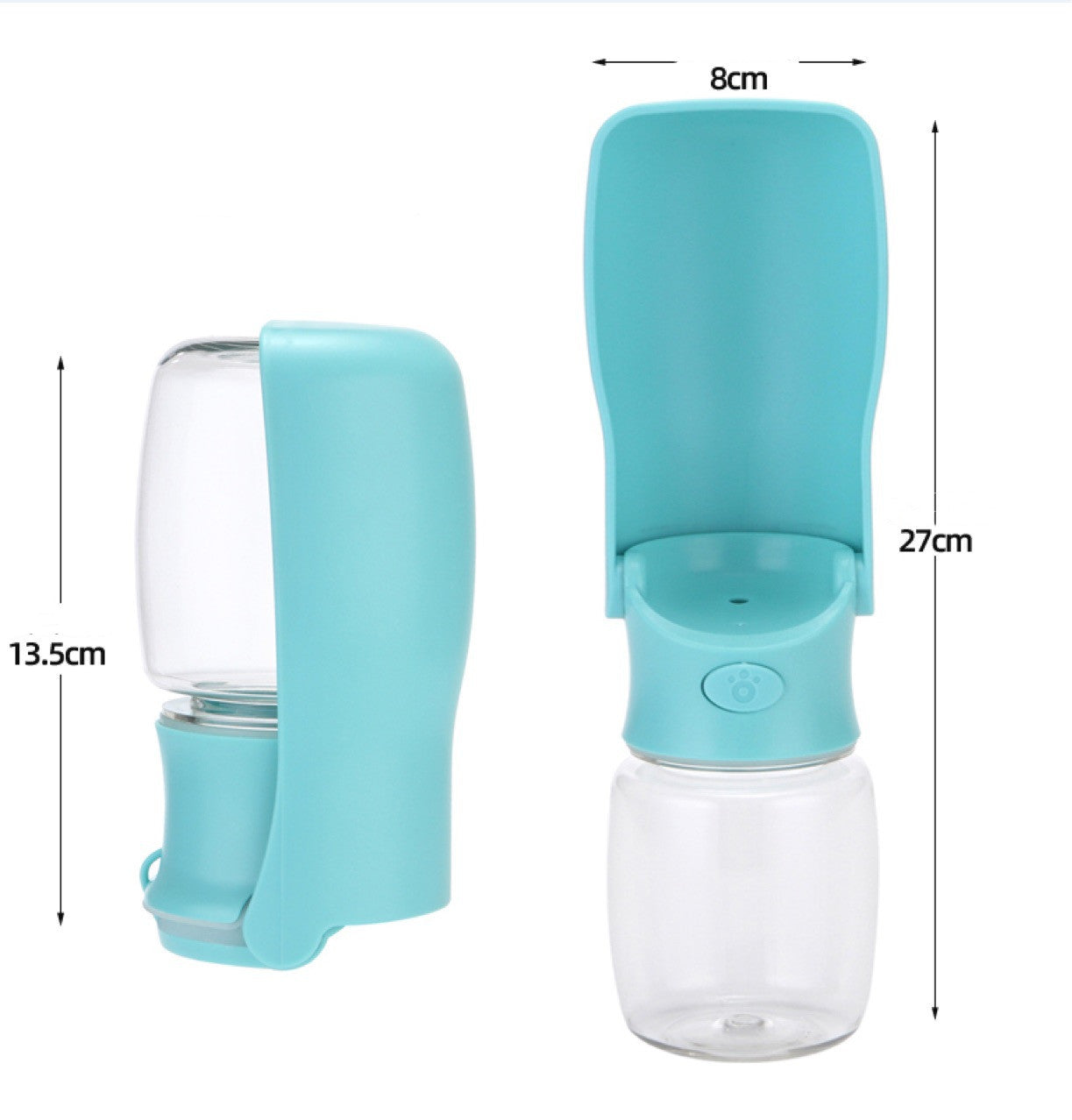 Foldable Portable Dog Water Bottle – Travel-Friendly Hydration for Pets
