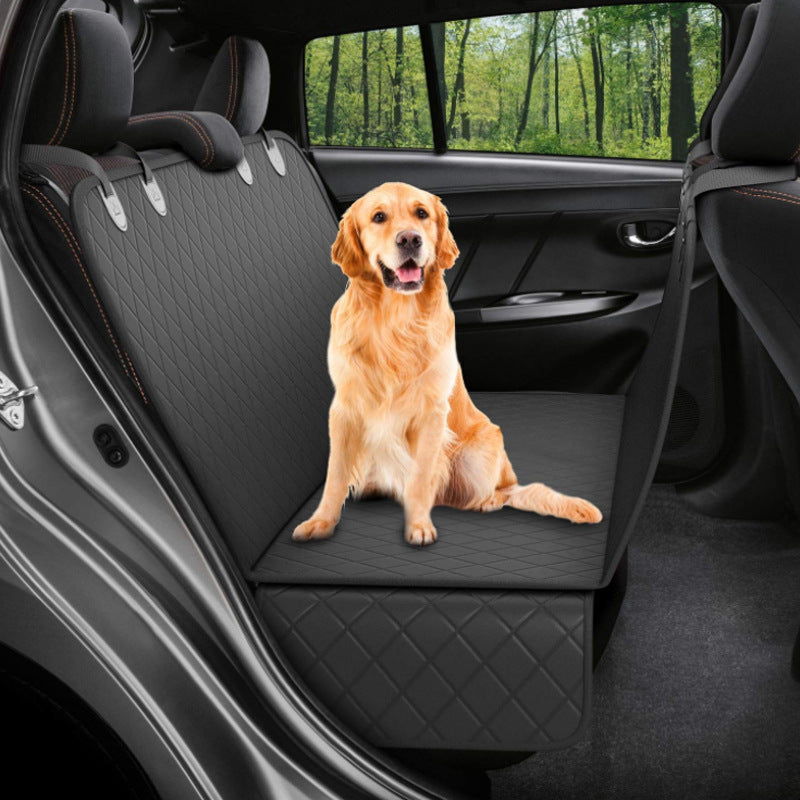 Dog Car Seat Cover with Mesh Window – Protective Pet Travel Mat