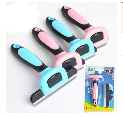 Pet Hair Removal Comb – Gentle Grooming for Dogs & Cats