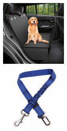 Dog Car Seat Cover with Mesh Window – Protective Pet Travel Mat