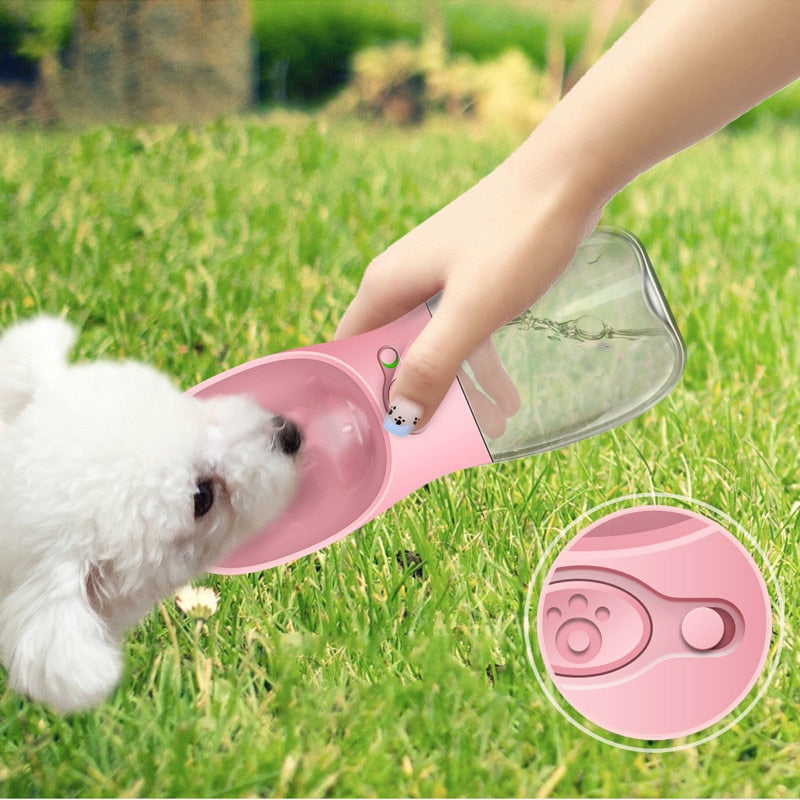 Portable Pet Water Bottle – Outdoor Travel Cup for Dogs & Cats