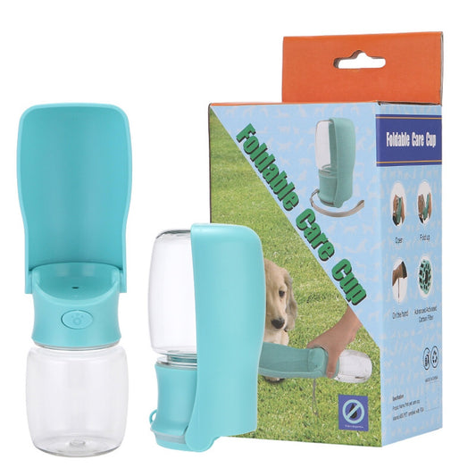 Foldable Portable Dog Water Bottle – Travel-Friendly Hydration for Pets