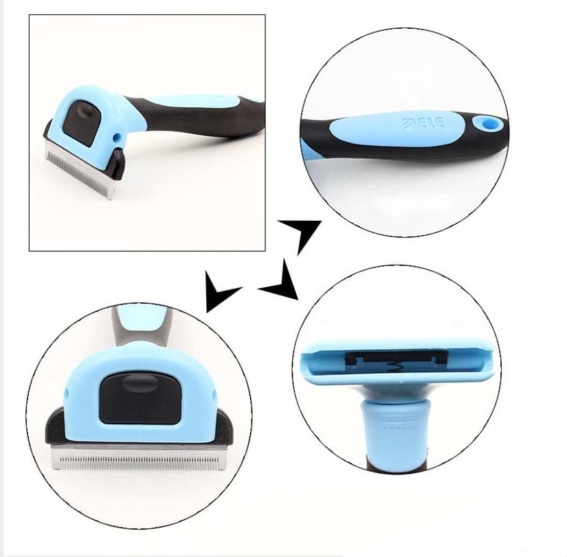 Pet Hair Removal Comb – Gentle Grooming for Dogs & Cats