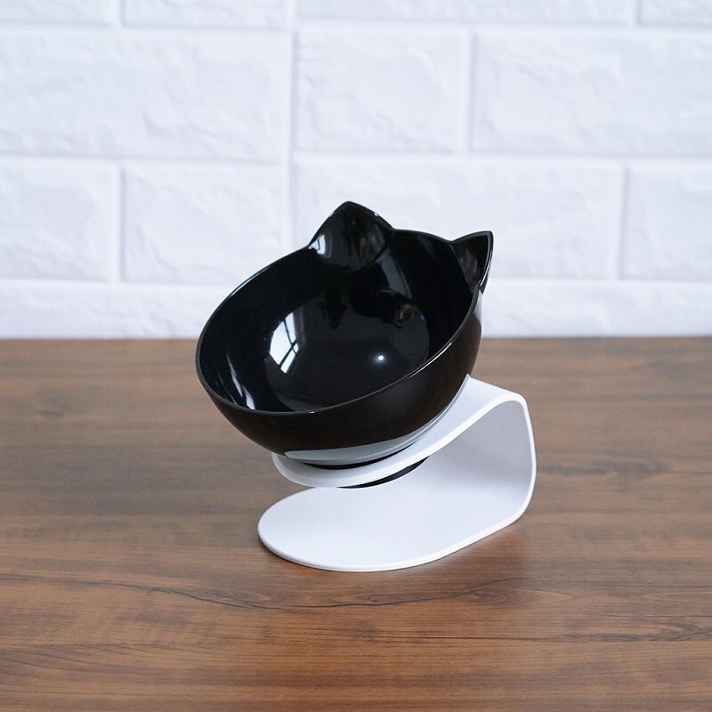 Cat Double Bowl – Elevated Feeding Station for Food & Water