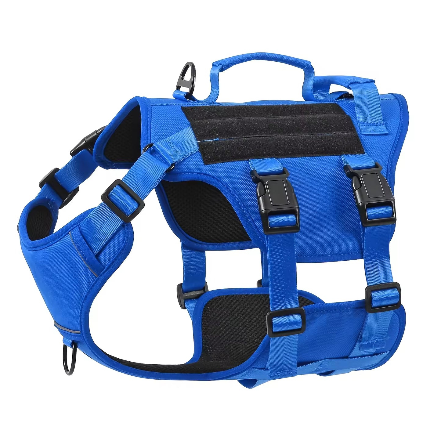 Durable Nylon Tactical Dog Harness – Adjustable Service & Training Vest