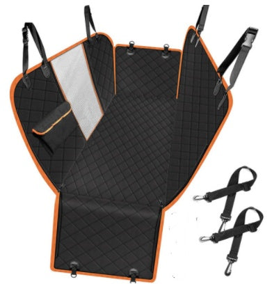 Dog Car Seat Cover with Mesh Window – Protective Pet Travel Mat