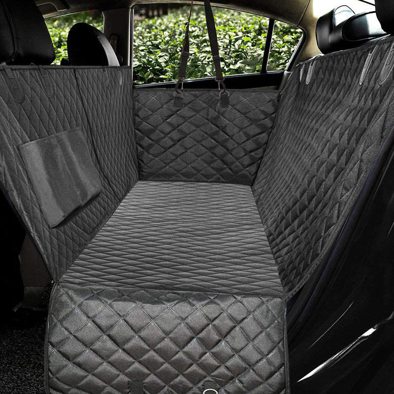 Dog Car Seat Cover with Mesh Window – Protective Pet Travel Mat
