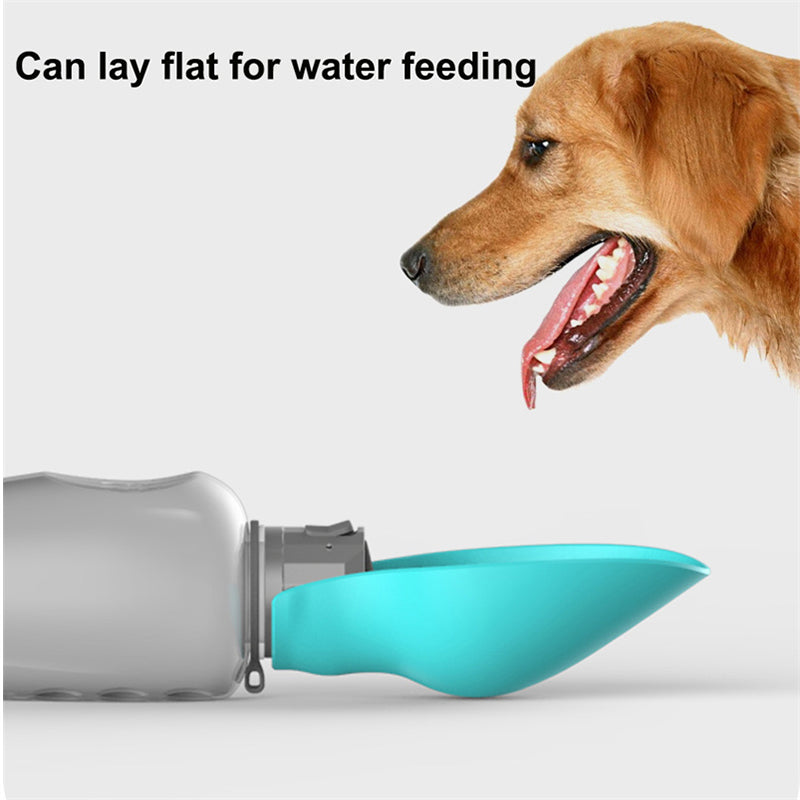 800ml Portable Dog Water Bottle – Travel-Friendly Hydration for Pets