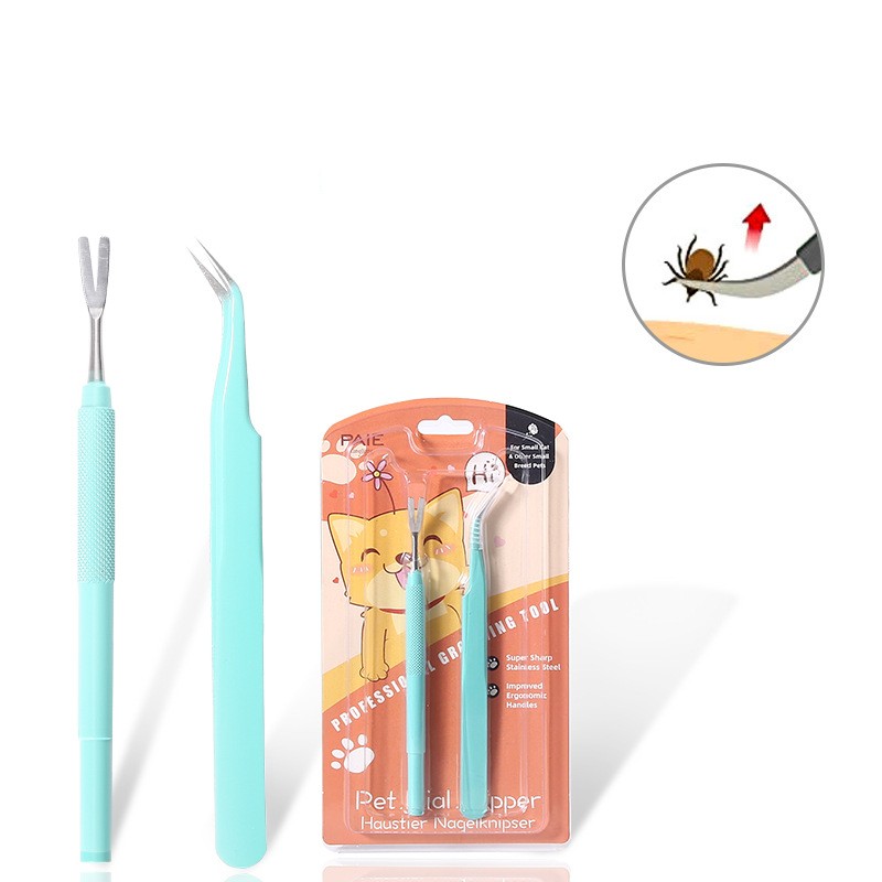 Pet Grooming Tweezers – Stainless Steel Tool for Dogs & Cats